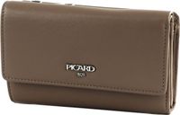 PICARD Leren Portemonnee Bingo Flap Wallet Hazel Taupe