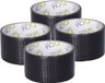 CM Duct tape - Zwart - 4 Rollen - 48mm x 10m