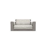Italian Bed Linen Glamour antislip bankovertrek van polyester, made in Italy, beige, 2 zitplaatsen