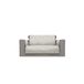 Italian Bed Linen Glamour antislip bankovertrek van polyester, made in Italy, beige, 2 zitplaatsen