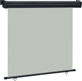 vidaXL Balkonscherm 175x250 cm grijs
