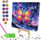 Merkloos / Sans marque BeiJingLiangPinJiaZuoKeJiWenHuaFaZhanYouXianGongSi Drie-Dimensionale Vlinder Schilderij Set met Houten Lijst