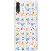 P20 Happy animals bedrukt siliconen hoesje