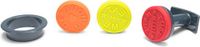 Patisse Koekjesstempel 5 Cm Siliconen Rood/oranje/geel 5-delig