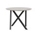Fijalo DKD Home Decor Bijzettafel 65 x 65 x 49,5 cm Zwart Metaal Hout Lichtbruin