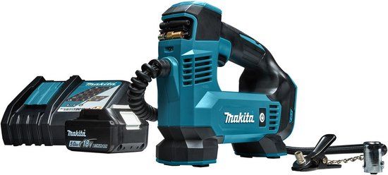 Makita DMP180RT Accu Luchtpomp 18V 5.0Ah met Lader en Accessoires