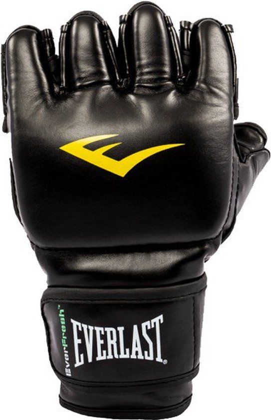 Everlast MMA Grappling Handschoenen - L/XL - Zwart - Kunstleer - Unisex