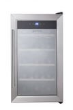 Guzzanti GZ 1535S Refroidisseur de vin thermoélectrique Autoportant Argenté 15 bouteille(s)
