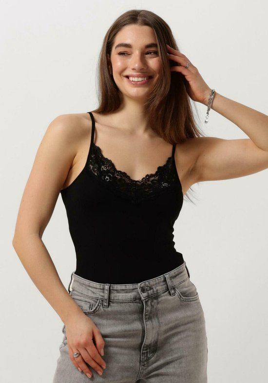 Jansen Amsterdam V306 Singlet Dames - Shirt - Zwart - Maat S
