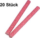 Nobby Munchy rood 25,5 x 2 cm - 20 stuks