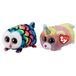 TY - Knuffel - Teeny s - Hootie Owl & Heather Cat