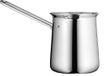 Mokkapot voor fijnproevers 340 ml - espressopot van roestvrij staal - vaatwasmachinebestendig - gris Koffiepot