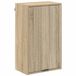 vidaXL Armoire de salle de bain Sonoma chêne 39 x 23,5 x 65 cm