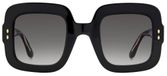 Isabel Marant IM 0074/G/S Lunettes de soleil femme noir géométrique gris 49mm