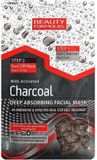 Beauty Formulas Charcoal Deep Absorbing Facial Mask 2-fazowa maseczka z aktywnym węglem 3g+10g