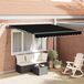 Maison Exclusive - Parasol électrique avec éclairage LED et capteur, 3 x 2,5 mètres, noir