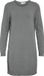 VILA Viril L/S Knit Dress Noos Dames Mini Jurk XS Medium Grey Melange