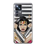 ERT GROUP mobiel telefoonhoesje voor Xiaomi 12T/12T pro/K50 Ultra origineel en officieel erkend DC patroon Wonder Woman 003