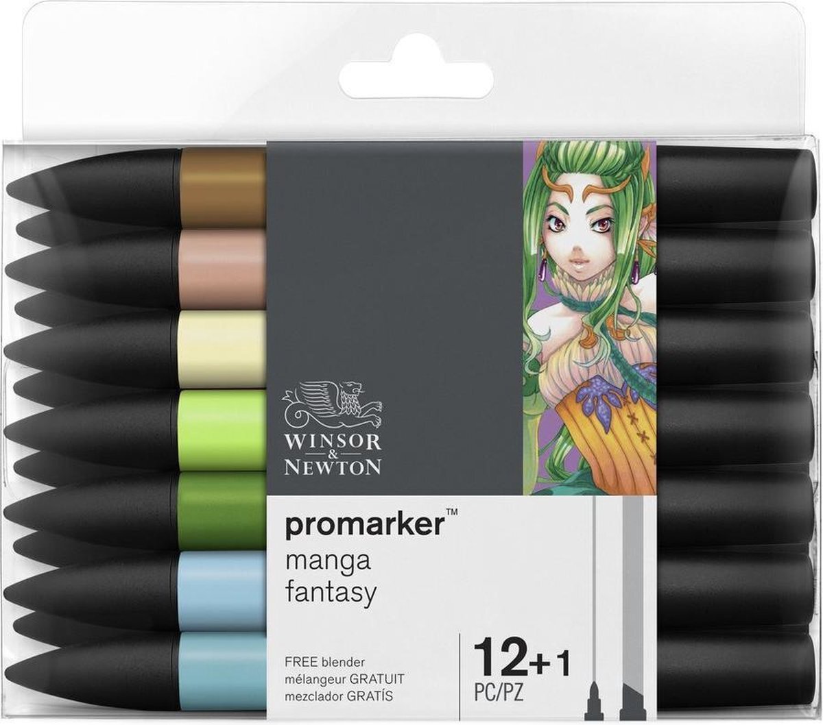 Winsor & Newton promarker™ Manga Fantasy 12+1 set