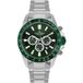 Jacques Lemans 1-2140G Liverpool Polshorloge Heren Quartz Groen Zilverkleurig Staal