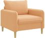 vidaXL - XL - fauteuil - Beige - Bouclé