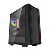 DeepCool CC560 ARGB V2 Midi Tower - Zwart - PC Behuizing - ATX - Gaming - Met RGB