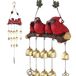 Gardenvy Kardinaal Vogel Wind Chime, Rode Vogel Bell Wind Chimes Outdoor Decoraties, Tuin Achtertuin Kerk Opknoping Decor, Rood