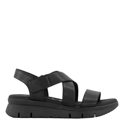 Medicus Zwarte Leren Sandalen