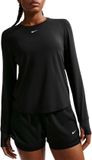 Nike One Classic Dri-FIT Shirt Dames - Zwart - Maat L