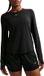 Nike One Classic Dri-FIT Shirt Dames - Zwart - Maat L