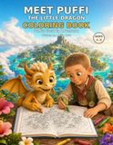 Meet Puffi The Little Dragon Coloring Book