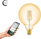 EGLO connect.z Smart LED Lamp - E27 - Ø 12,5 cm - 2200K - Dimbaar - Zigbee - Smart Home