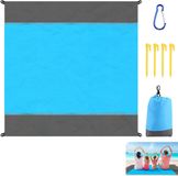 Famanu Strandmat - 140 x 200 cm - Blauw/Grijs