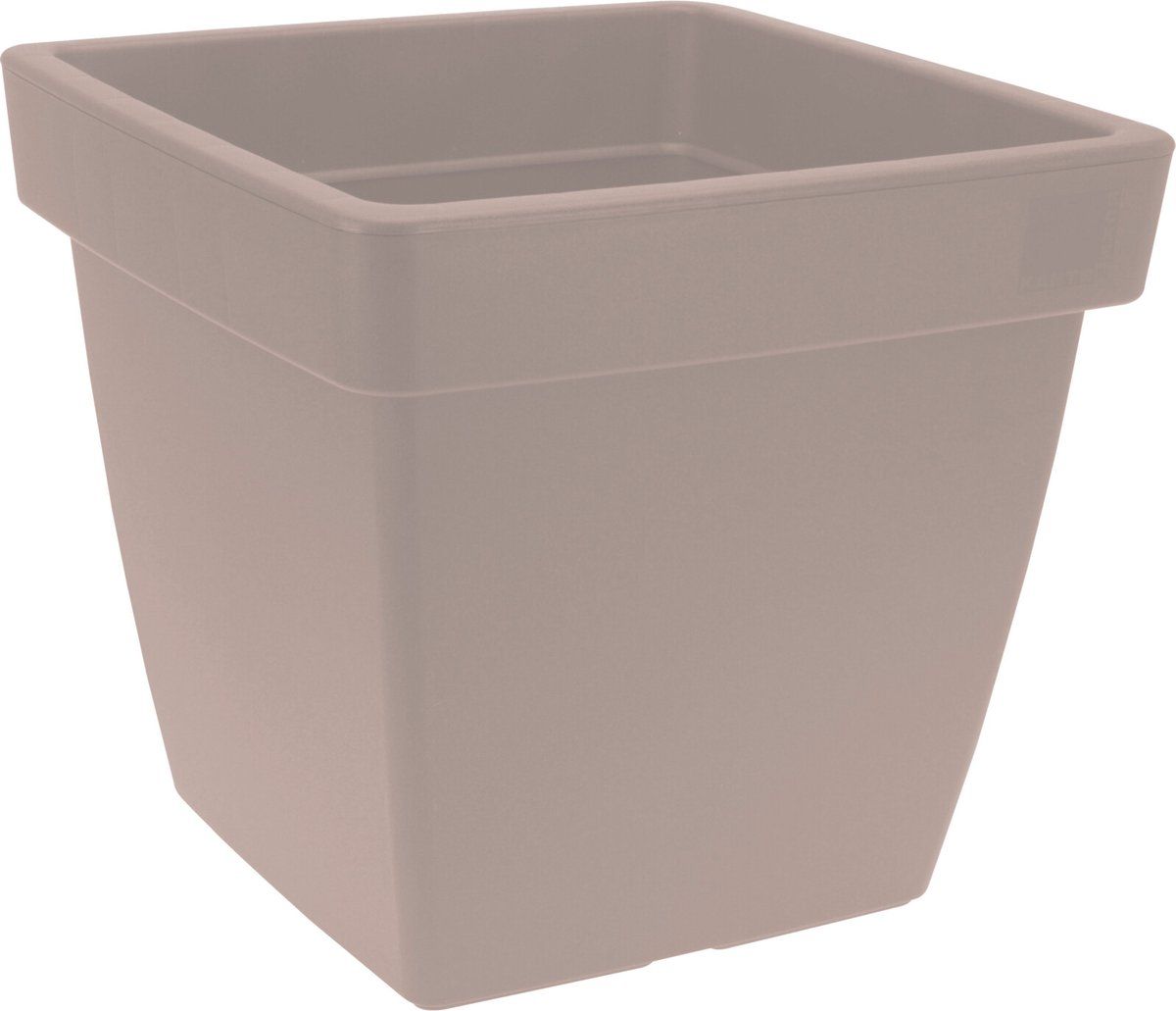 Nampook Bloempot vierkant 39 x 35 cm Pastel - Kunststof - 8719987806636