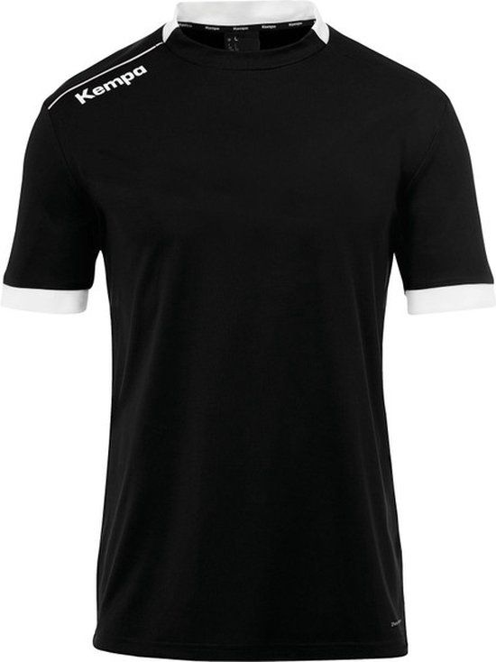 Kempa Player Shirt Kids Zwart-Wit Maat 128 | Unisex