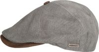 Hatland Osbourne Heren Flatcap Katoen Grijs