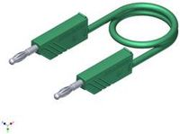 SKS Hirschmann CO MLN SIL 150/1 Meetsnoer Banaanstekker 4 mm Banaanstekker 4 mm 1.50 m Groen 1 stuk(s)