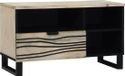 vidaXL TV-meubel 80 x 33 x 46 cm Wit Bewerkt Hout