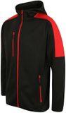 Finden + Hales Adults Active Softshell Jacket FH622 - black/red - S