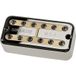 DiMarzio DP 297FNCR Super Distor’Tron™ Bridge Nickel Cover, Cream Insert