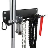Vehcarc Home Gym opslag, Heavy-Duty halterhouder, halteropslag voor Olympische Barbell, Gym Accessoires Kettlebells Gewichtsbalk Workout Rack Apparatuur Fitness Foam Roller Jump Rope Weerstandsband