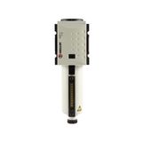 RIEGLER 156577-FU 882-M microfilter "FUTURA", metalen reservoir, kijkbuis, BG 1, G 3/8, VA, 1 stuk