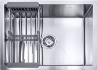 Lendo Online Spoelbak met droogrek 590x440x200mm RVS