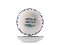 H&h Set van 6 soepborden, mediterraan, 20 cm