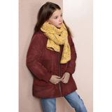 NONO reversible teddy winterjas - donkerrood