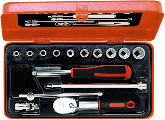 Bahco 1-4 dopsleutelset | A6716DZ
