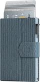 Prowallet Plus - Ripple Marineblauw - Pasjeshouder voor 8 pasjes, briefgeld en muntgeld - Uitschuifbaar - RFID Creditcardhouder - Kaarthouder Portemonnee, Premium Pashouder voor Mannen - Aluminium, Kunstleer - Incl. Luxe Cadeaubox
