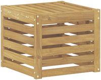 vidaXL Buiten bankenset Wit 35 x 38 x 37 cm Massief Acaciahout