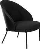 Dutchbone Rodin Fauteuil Bouclé Black - Beige
