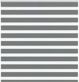 vidaXL Zebra rolgordijn 150x150 cm donkergrijs